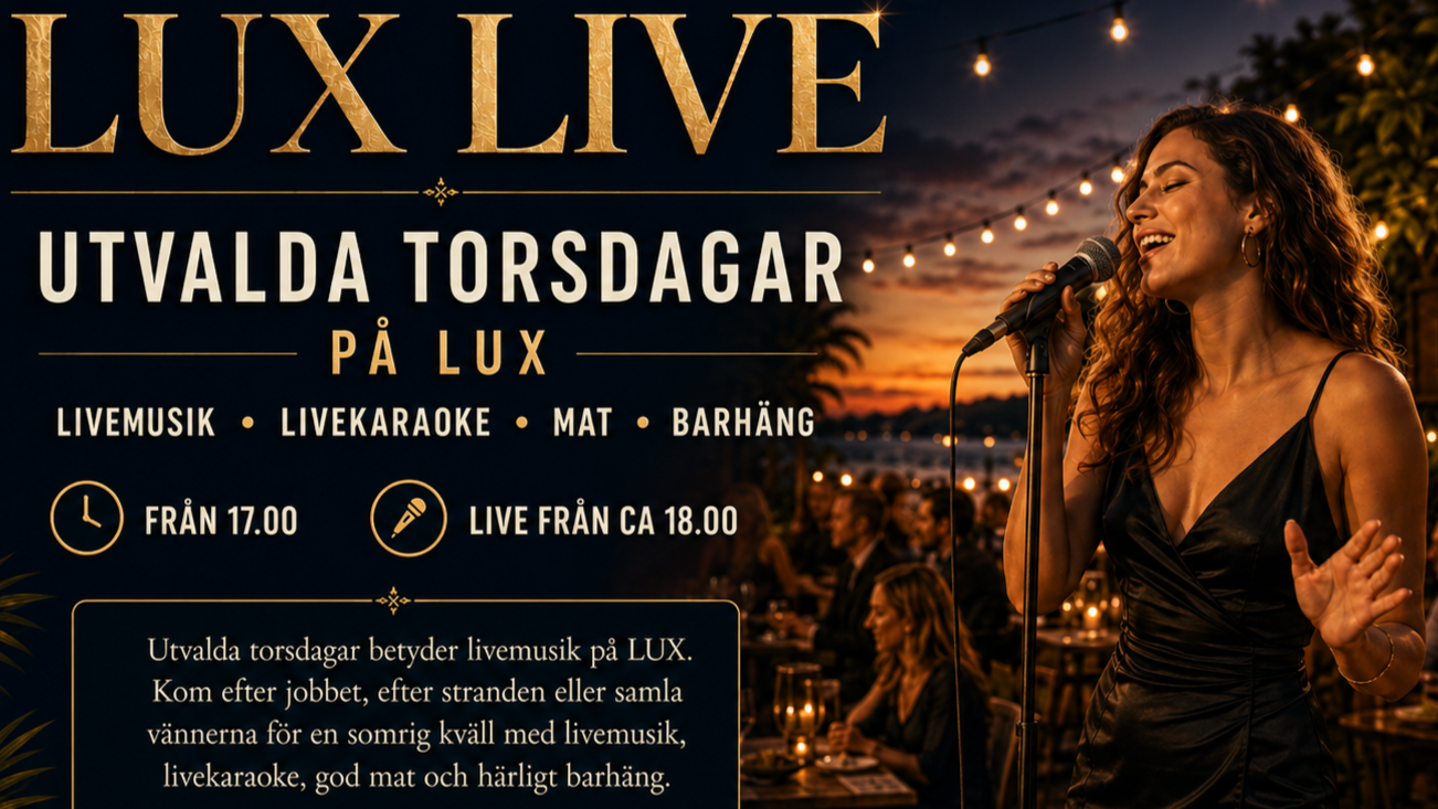 PREMIÄR LUX LIVE 25/6 Lux
