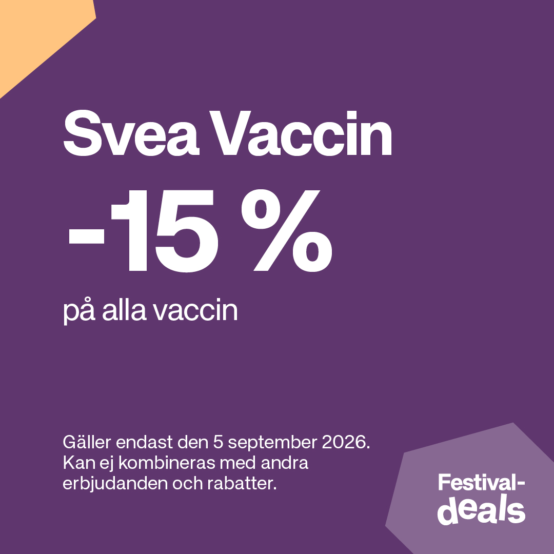 Festivaldeals Svea Vaccin